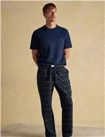 Brushed Cotton Checked Pyjama Bottoms