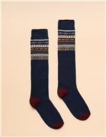 Patterned Cotton Rich Socks
