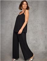 Jersey Sparkly V-Neck Cami Top