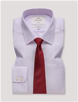Hawes & Curtis Slim Fit Non Iron Pure Cotton Striped Shirt White Mix