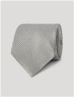 Textured Pure Silk Tie