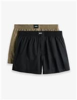 2 Pack Pure Cotton Boxers