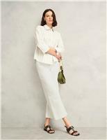 High Waisted Wide Leg Cropped Jeans