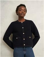 Knitted Jacket With Cotton
