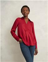 Satin Collared Relaxed Blouse