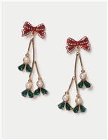 Mistletoe Drop Earrings