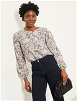 Metallic Floral Tunic