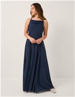 Chiffon Cowl Neck Prom Dress (8-14 Yrs)