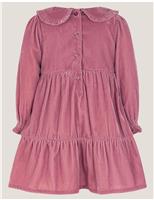 Velvet Floral Smocked Tiered Dress (0-24 Mths)