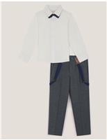 4pc Pure Cotton Top & Bottom Smart Outfit (6 Mths-13 Yrs)