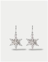 TP Snowflake Drop Earrings