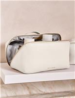 Personalised Faux Leather Wash Bag