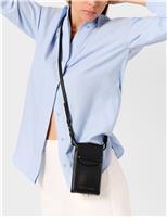 Personalised Faux Leather Phone Bag