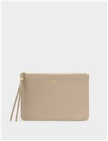 Personalised Faux Leather Tassel Charm Purse