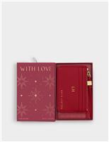 Personalised Faux Leather Cardholder in Gift Box