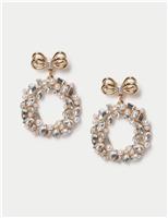 Crystal Wreath Earrings