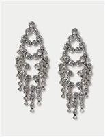 Embellished Chandelier Drop Earrings