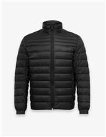 Boss Quilted Puffer Jacket Black