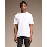 Boss TChup Cotton Rich Logo T-Shirt White