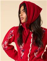 Wool Blend Triangle Scarf