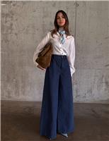 High Waisted Palazzo Jeans