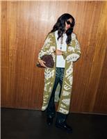 Printed Longline Coatigan