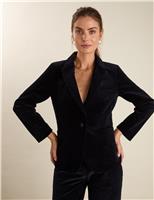 Cord Tailored Single Breasted Blazer