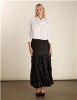 Ruffle Maxi Tiered Skirt