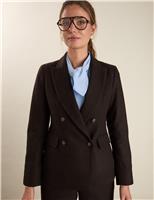 Wool Rich Tailored Double Breasted Blazer