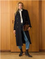 Wool Rich Longline Trench Coat