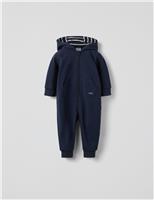 Cotton Rich Hooded All in One (0-18 Mths)