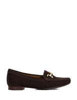 Glenniee Suede Snaffle Flat Loafers