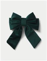 Christmas Green Velvet Bow