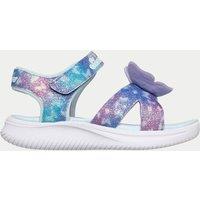 Skechers Kids' Jumpsters Butterfly Brites Sandals (9 Small - 4 Large) Blue Mix