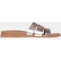 Skechers Desert Kiss Low Peak Look Sandals Golden Rose