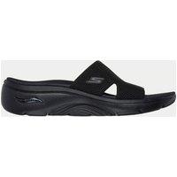 Skechers Go Walk Arch Wide Fit 2.0 Sliders Black