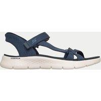Skechers GO WALK Wide Fit Flex Sandals Navy