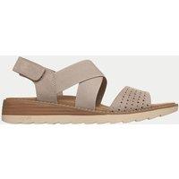 Skechers Arch Fit Oasis Perforated Sandals Taupe