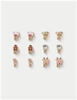 Christmas 6 Pack Earrings