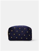 Embroidered Stars Make Up Bag