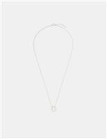 Sterling Silver Molten Necklace