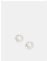 Sterling Silver 925 Chunky Hoop Earrings