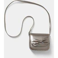 M&S Gold Tone Bow Front Bag Gold