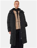 Quilted Longline Puffer Coat