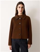 Double Faced Wool Rich Short Jacket