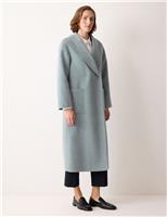 Double Faced Pure Wool Shawl Collar Coat