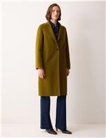 Double Faced Wool Rich Tailored Coat