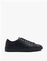 Leather Lace Up Trainers