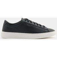 Boss Leather Lace Up Trainers Black