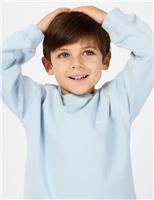 Pure Cotton Circle Slogan Sweatshirt (2-8 Yrs)